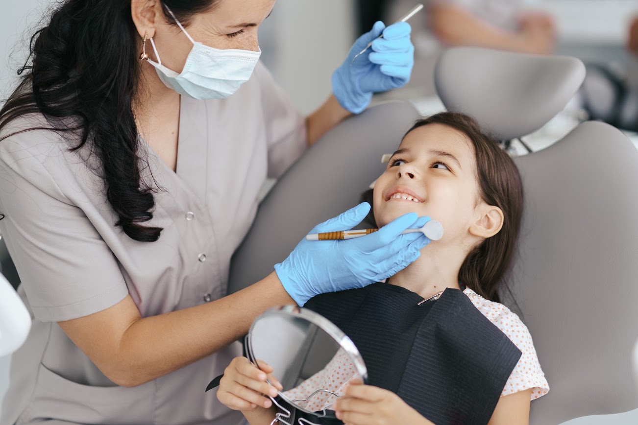 Child at dental visit